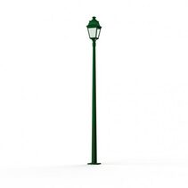 Avenue 3 N° 11 Post Light Fir Green & Opal Glass IP44 / Warm White - 103060067