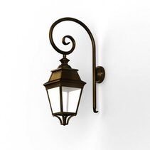 Avenue 3 N° 3 Wall Light Gold Patina / Clear Glass IP44 - 103007009