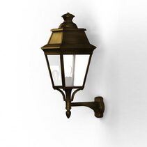 Avenue 3 N° 4 Wall Light Gold Patina / Clear Glass IP44 - 103012009