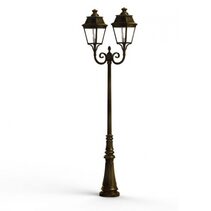 Avenue 3 N° 8 Post Light Gold Patina / Clear Glass IP44 - 103032009