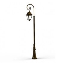 Avenue 3 N° 9 Post Light Gold Patina / Clear Glass IP44 - 103037009