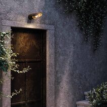 Garden Wall Light With Clear Glass IP44 - 245.07.ORT