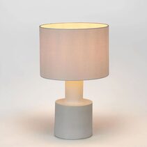 Blanca Table Lamp White With Shade - MRDLMP0019