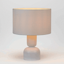 Clem Small Table Lamp White With Shade - MRDLMP0023