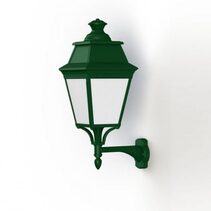 Avenue 3 N° 4 35W LED Wall Light Fir Green & Opal IP44 / Warm White - 103015067