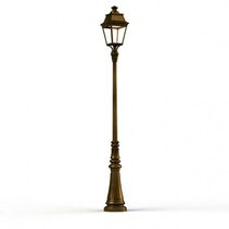 Avenue 3 N° 7 35W LED Post Light Gold Patina & Clear Glass / Warm White - 103028009