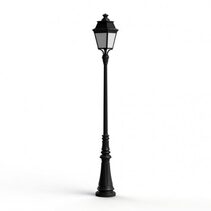 Avenue 3 N° 7 35W LED Post Light Dark Black & Opal PMMA / Warm White - 103030000