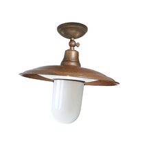 Barchessa Outdoor Ceiling Light With White Glass IP44 - 220.13.ORB