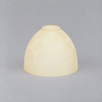 Tortoise Shell Glass Shade - Amber