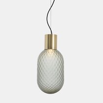 Bloom Long Pendant Frosted Grey - 279.01.GS