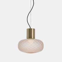 Bloom Oval Pendant Frosted Pink - 279.02.PS