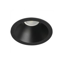 Veila 10W LED Dimmable Darklighter Downlight Black / Warm White - LDUGR90-BL