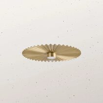 Plie Small 8W LED Ceiling Light Natural Brass / Warm White - 284.06.ON