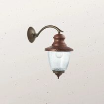 Venezia Large Facing Down Wall Light With Clear Glass IP44 - 248.10.ORT