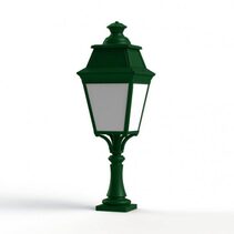 Avenue 3 N° 5 35W LED Bollard Light Fir Green & Opal PMMA IP44 / Warm White - 103020067