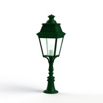 Avenue 3 N° 6 35W LED Bollard Light Fir Green & Clear Glass IP44 / Warm White - 103023067