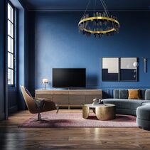 Jagger 700mm LED Pendant Gold