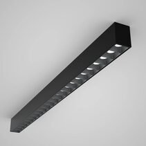 Proline 1000mm 10W LED Triac Dimmable Extension or Surface Mount With Reflector Diffuser Matt Black / Tri-Colour - HCP-60252722