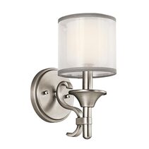 Lacey 1 Light Wall Light Antique Pewter - KL/LACEY1/AP