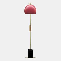 Bon Ton Round Floor Lamp Pink - N7B3AO