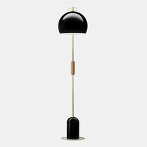 Bon Ton Round Floor Lamp Black - N7A3AO