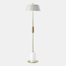 Bon Ton Wide Floor Lamp Grey - N9E3FO