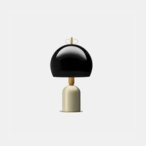 Bon Ton Round Table Lamp Black - N4A3EO