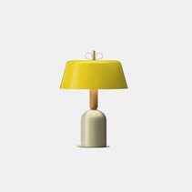 Bon Ton Wide Table Lamp Yellow - N6H3EO
