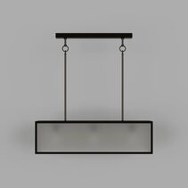 Dover Linear 3 Light Pendant Old Bronze / Frosted