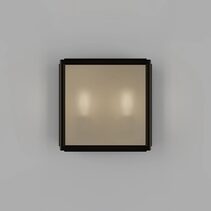 Lille 2 Light Wall Light Old Bronze / Frosted IP44
