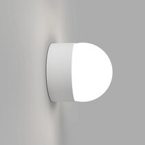Orb Sur Medium Wall Light White IP44