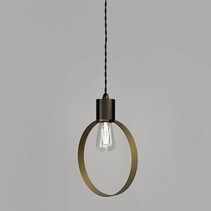 Parlour Ring Pendant Light Iron