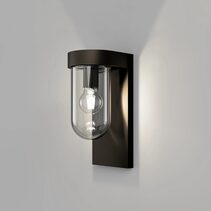 Tuva Outdoor Wall Light Old Bronze Round / Clear IP44