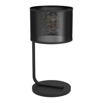 Manby 1 Light Table Lamp Black - 43797N