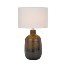 Arthur Ceramic Table Lamp Rust - ARTHUR TL-RUSWH