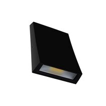 Dent-1 240V 6W LED Exterior Wall Light Black / Tri-Colour IP54 - 19008
