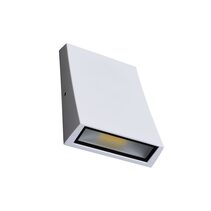 Dent-1 240V 6W LED Exterior Wall Light White / Tri-Colour IP54 - 19009