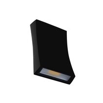 Dent-2 240V 2 x 6W LED Up / Down Exterior Wall Light Black / Tri-Colour IP54 - 19011