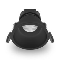 Deep 10W LED Dimmable Adjustable Downlight Black / Tri-Colour - AT9029/ADJ/BLK/TRI