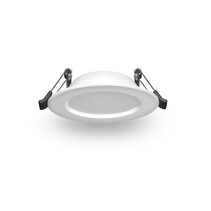 Low Profile 12W Dimmable LED Large Trim Downlight White / Tri-Colour - AT9034/LT/WH/TRI