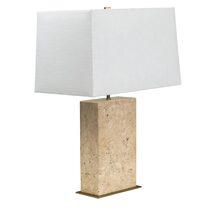 Dominique Travertine Table Lamp - B12377