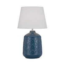 Baci Table Lamp Blue - BACI TL-BLWH