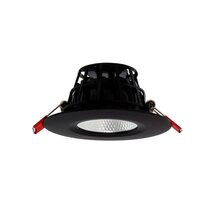 Cobpro1 10W Dimmable LED Downlight Black / Warm White - COBPRO1-BK-830