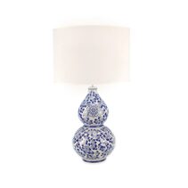Adira Ceramic Table Lamp Blue - LL-27-0180
