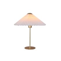 Peck Pleated Table Lamp Gold - LL-27-0255