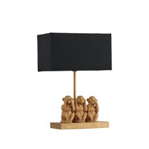 Three Wise Monkeys Table Lamp - LL-27-0225