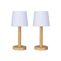 Sandy Set Of 2 Wooden Table Lamps - LL-27-0231
