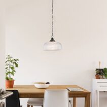 Aviva 1 Light Pendant Satin Chrome - LL002PL103