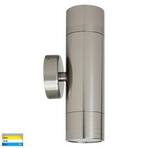 Maxi Tivah 24W 240V Up & Down Wall Pillar Light 316 Stainless Steel / Tri-Colour - HV1008T