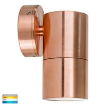 Tivah 3/5/7W 240V Fixed LED Wall Pillar Light Solid Copper / Tri-Colour - HV1115T